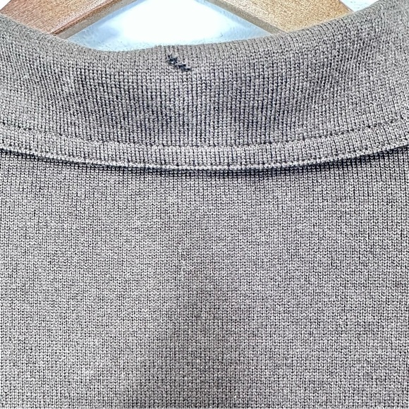 Escada Chocolate Brown Wool Cashmere Zippered Jacket Women's German Size 36 US S - Picture 8 of 9